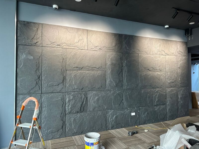 Quy trình thi công trang trí nội thất bằng PU giả đá