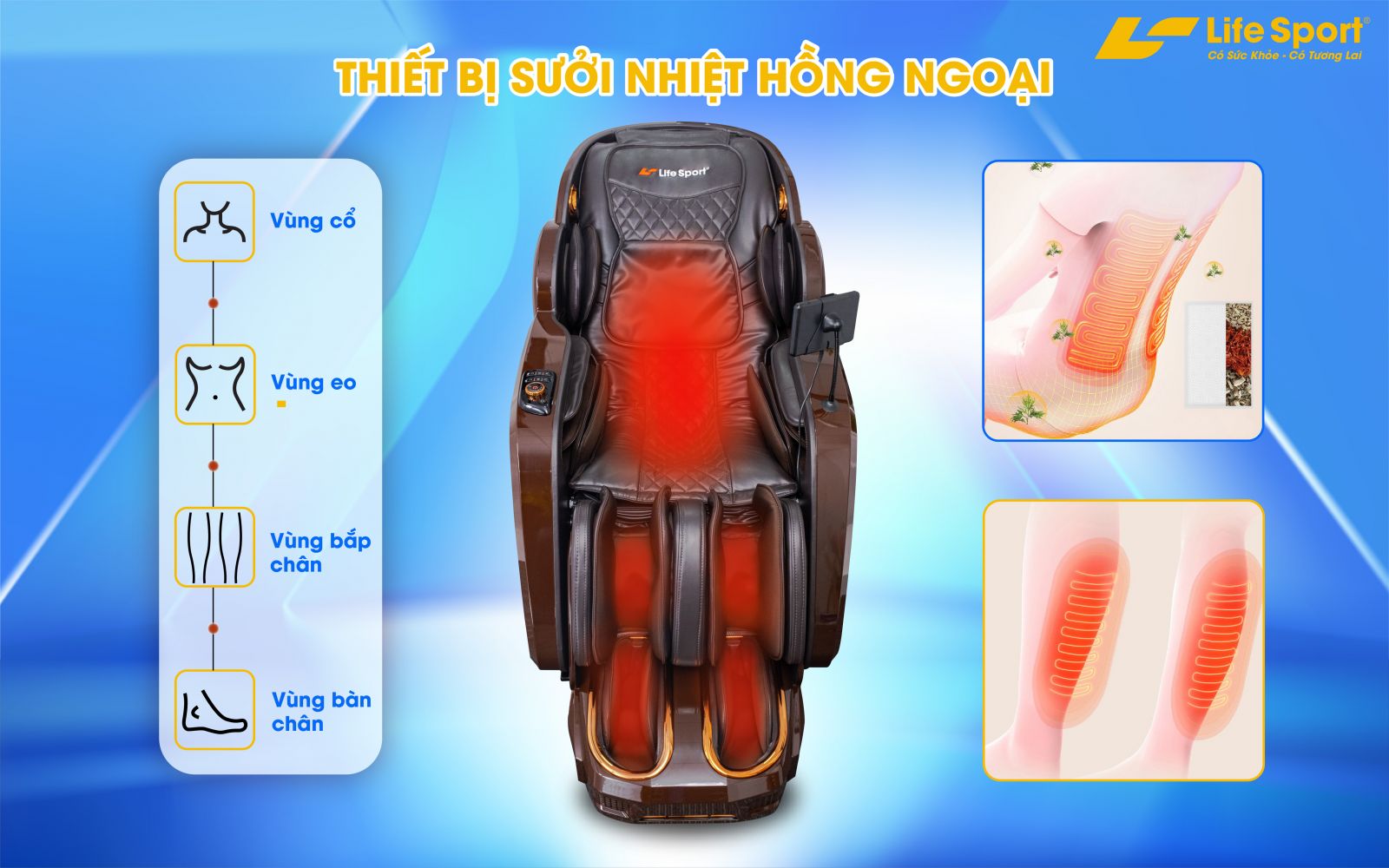 Ghế Massage hồng ngoại tại Bắc Ninh