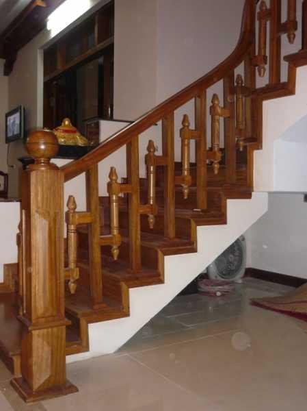 mẫu cầu thang gỗ