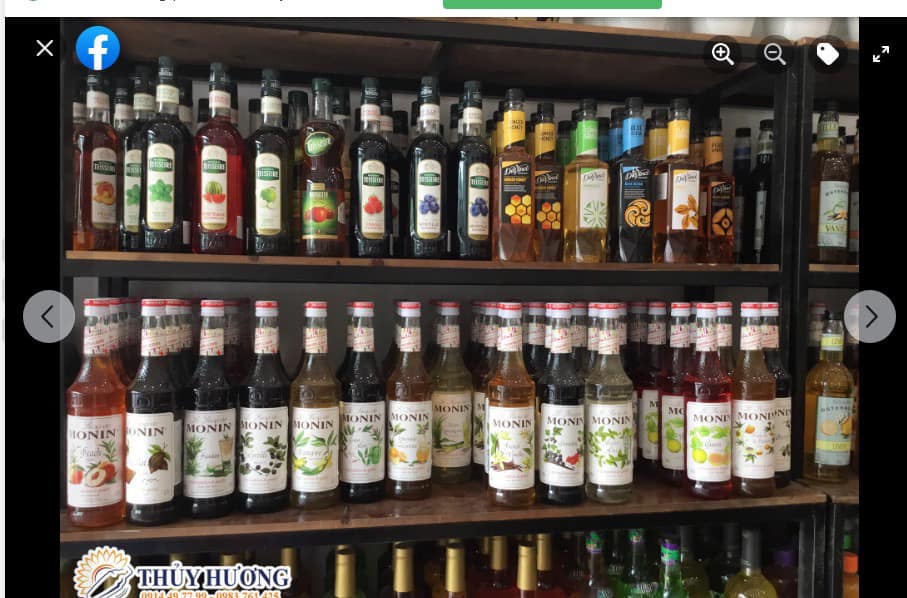 Syrup pha chế