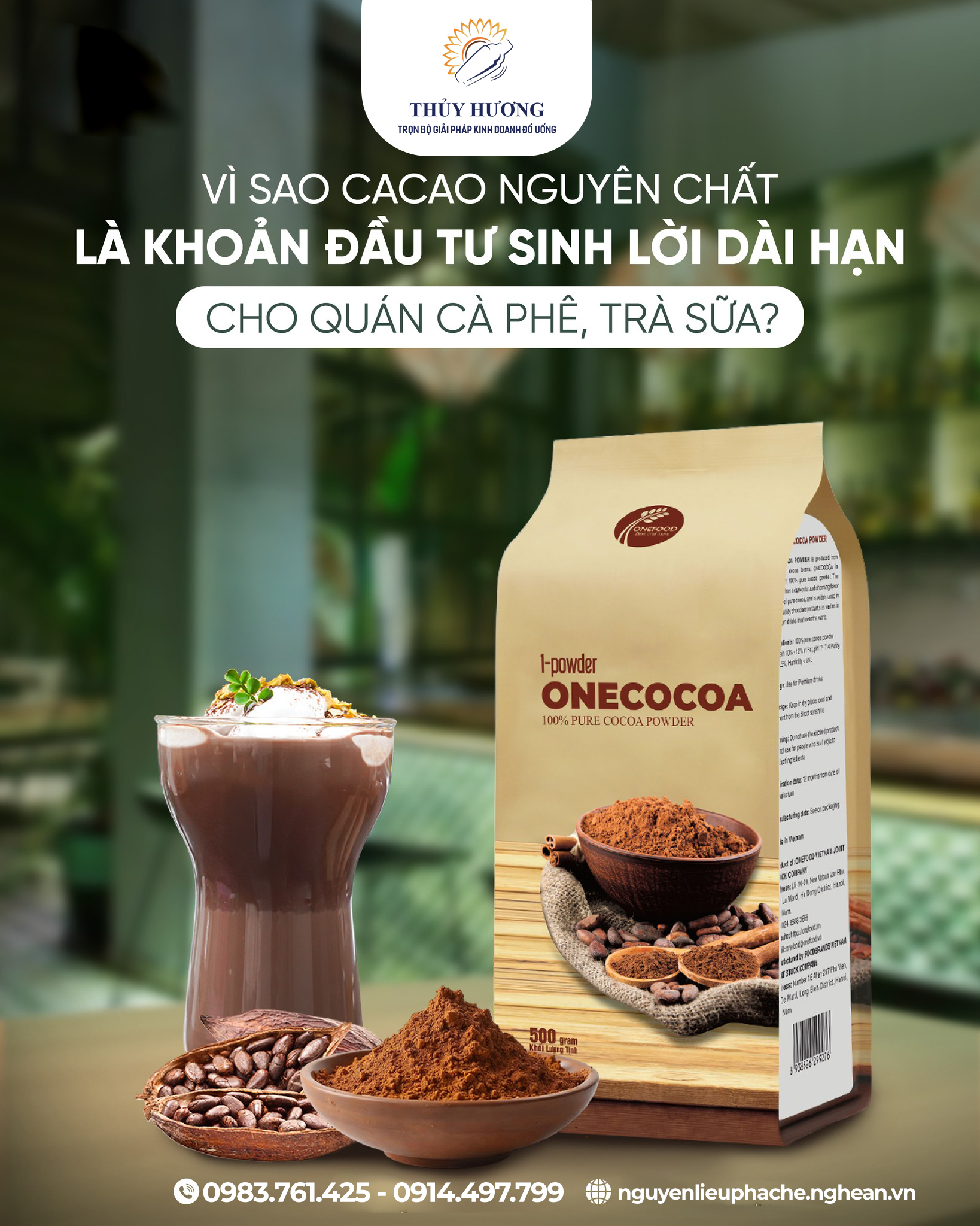 Bột cacao nguyên chất