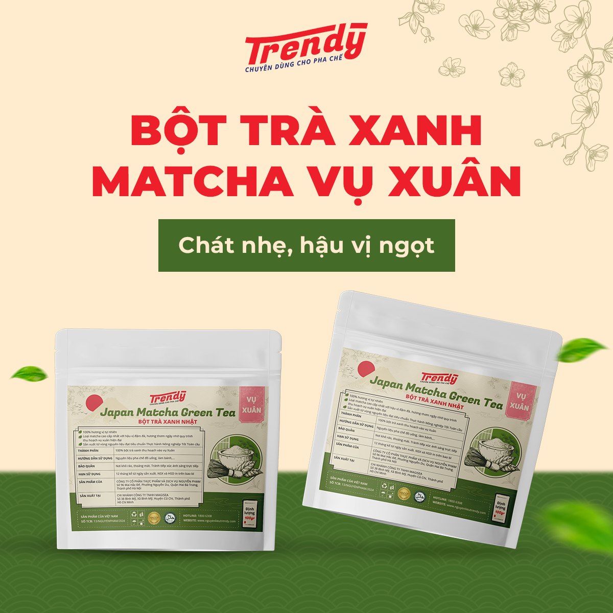 Bột matcha Trendy