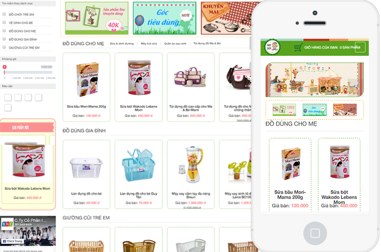 thiết kế website bán hàng