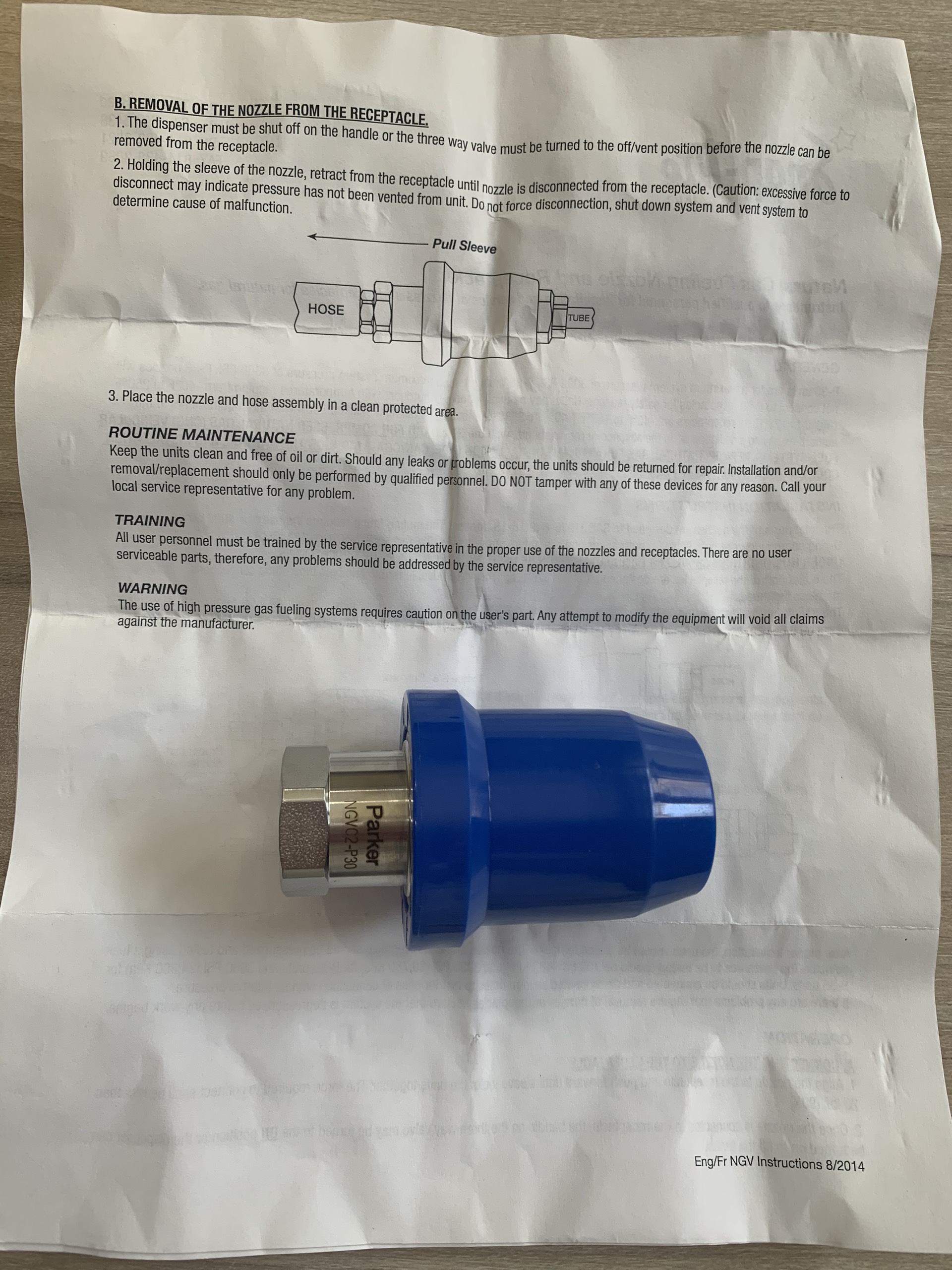 u phun nhiên liệu PARKER NGVC2−P30 (2) 