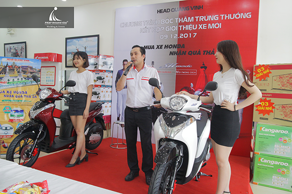 bốc thăm trúng thưởng head honda