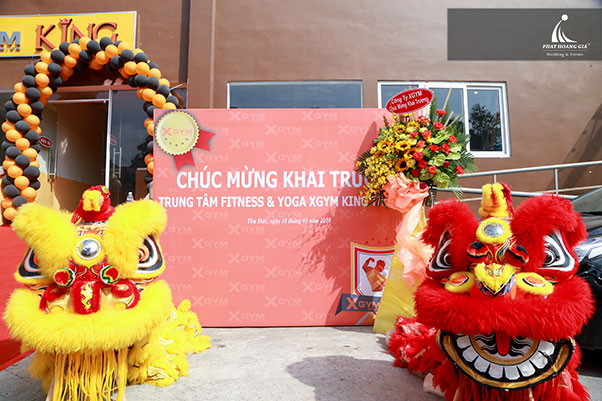 khai trương phòng gym