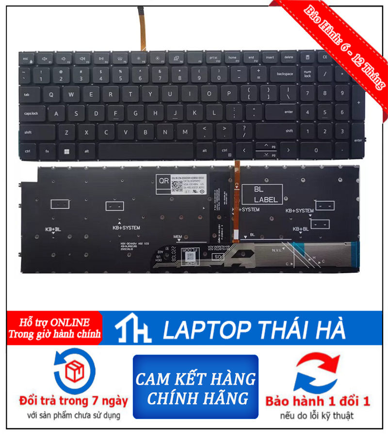 Bàn Phím Laptop Dell Inspiron 3520