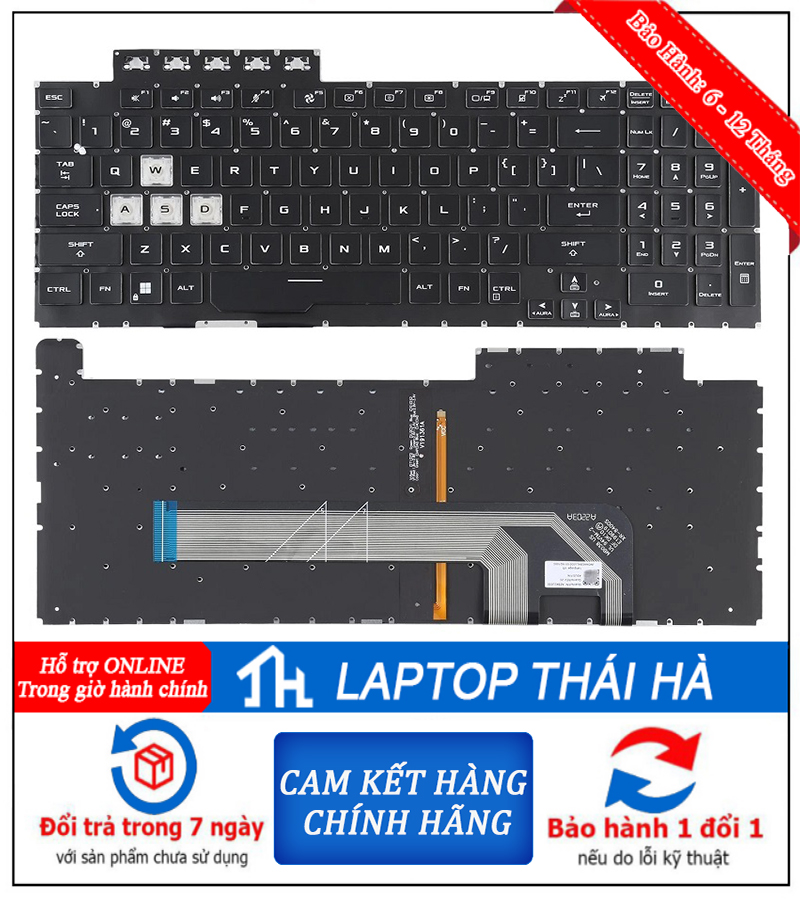 bàn phím laptop Asus TUF Gaming A15 FA506NCR
