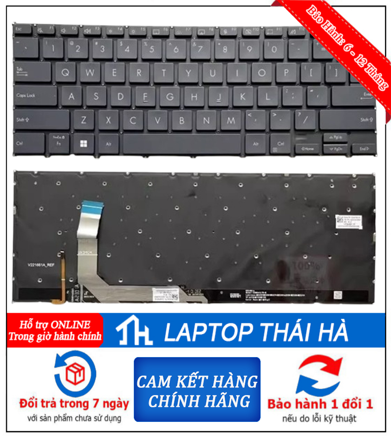 bàn phím laptop Asus Zenbook 14 OLED UX3405MA