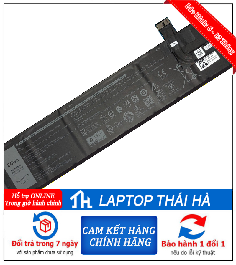pin laptop Dell G15 5530