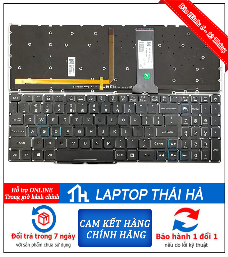 Bàn phím laptop Acer Predator Helios 300