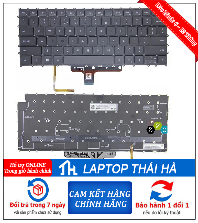 bàn phím laptop Dell Precision 5470