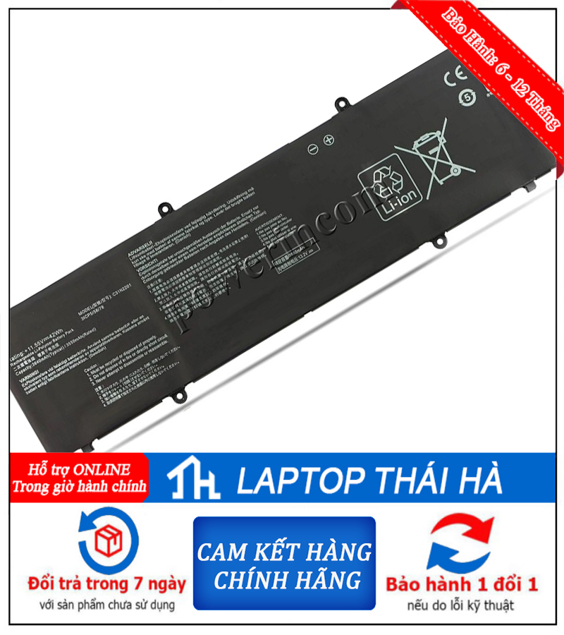 pin laptop Asus Vivobook 14 OLED A1405VA-KM095W