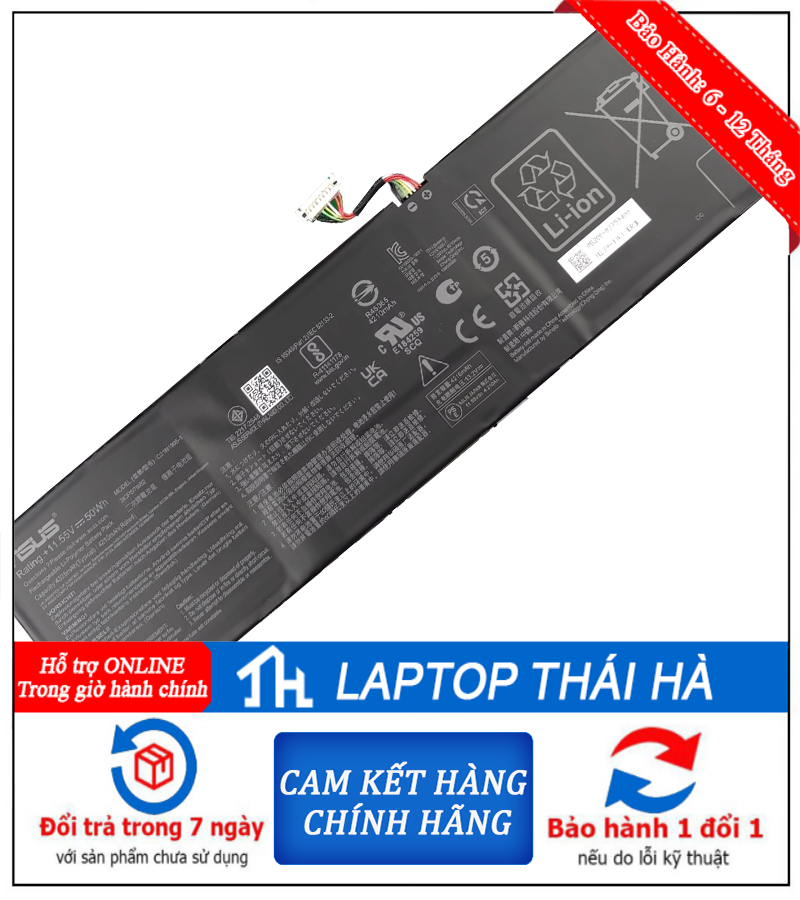 pin laptop Asus Vivobook 15 A1505V-L1688W