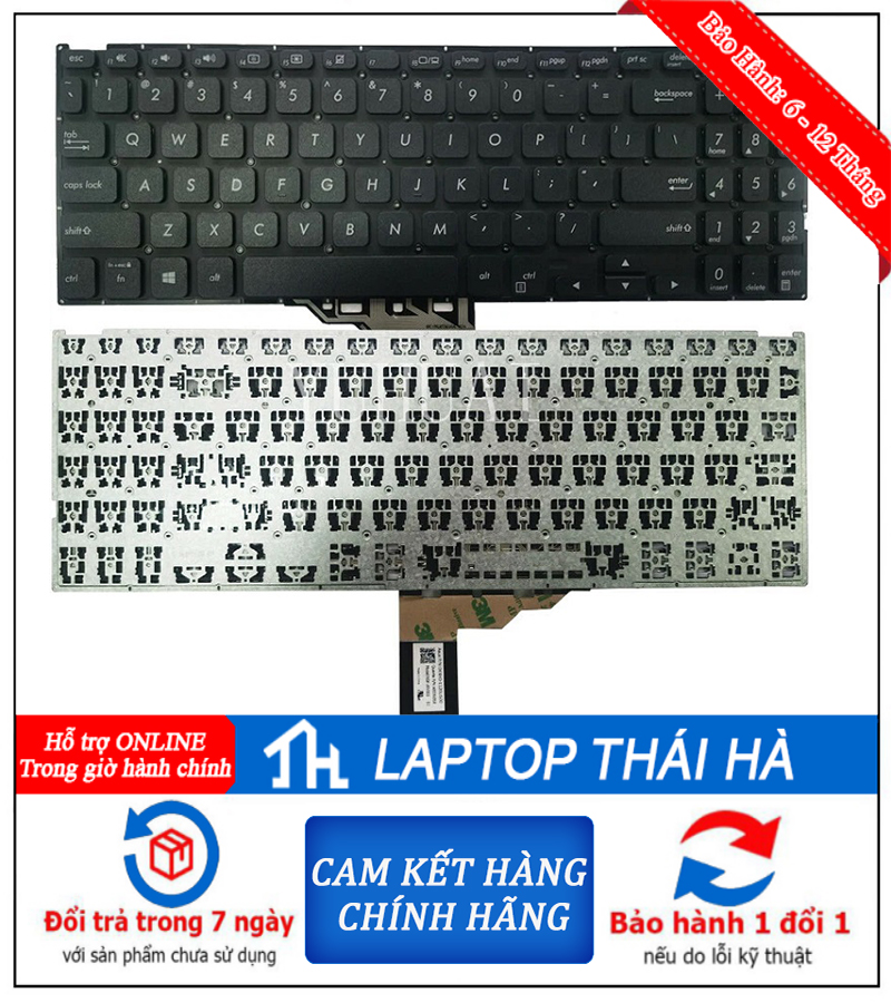Bàn phím laptop Asus Vivobook 15 A1505V-L1688W