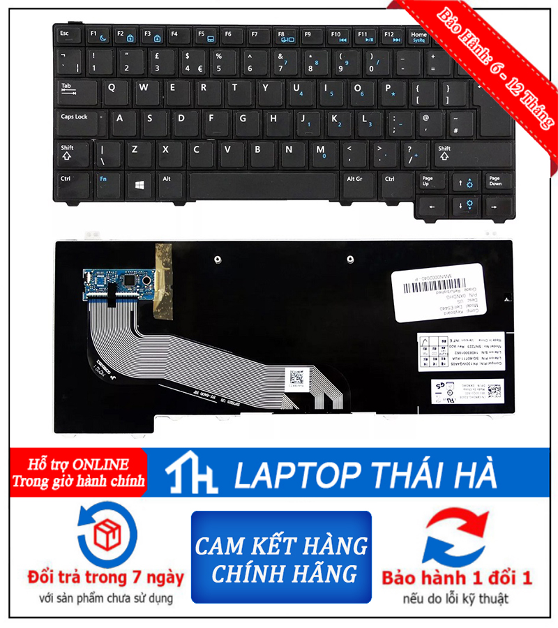 bàn phím laptop Dell Latitude 5450 Ultra 5