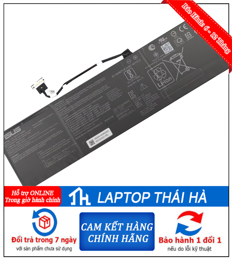 pin laptop Asus Vivobook Go 15 E1504FA R5