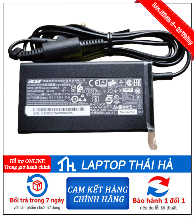 Sạc laptop Acer Swift Edge 14 AI SFE14-51T-52KD