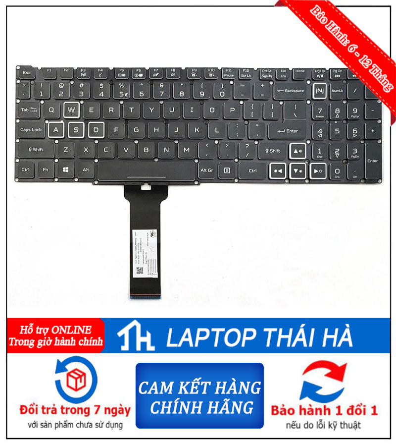Bàn phím laptop Acer Nitro V 15 ProPanel ANV15-41