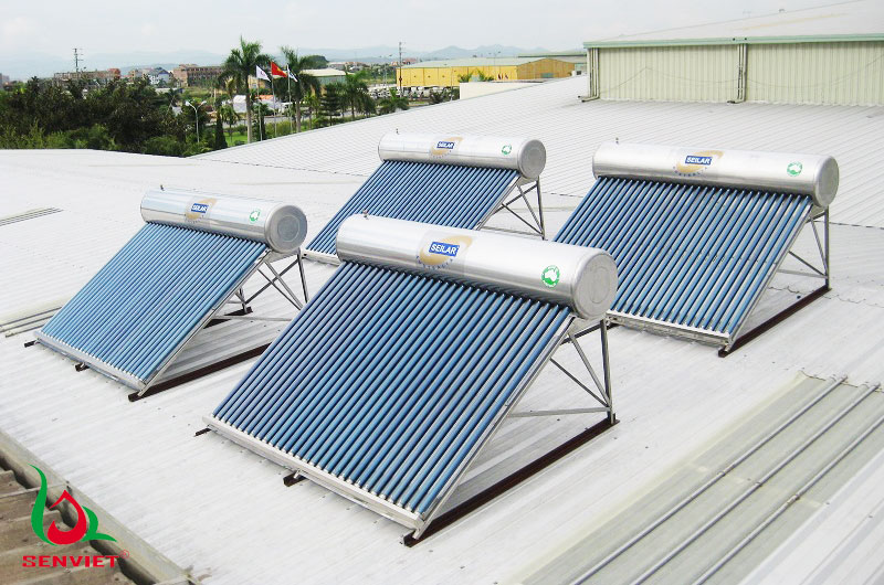 Máy nước nóng năng lượng mặt trời có chi phí đầu tư thấp