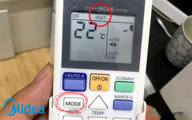 Chế độ sưởi Heat là trợ thủ đắc lực mùa đông
