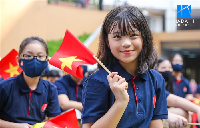 phong cách thiết kế đồng phục học sinh trường marie curie