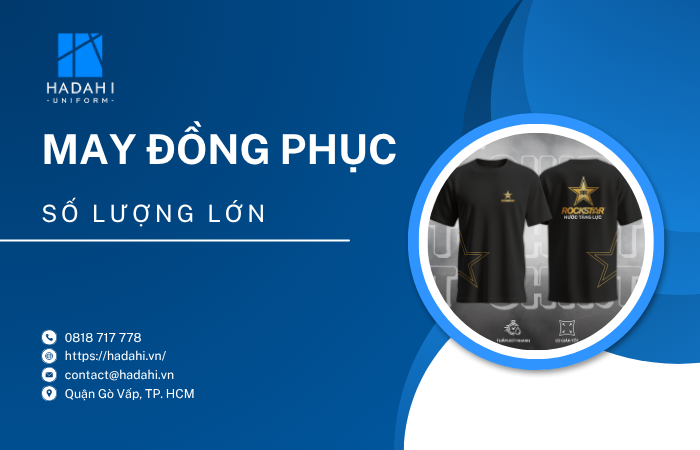 May đồng phục số lượng lớn