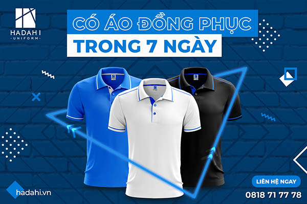 Hadahi Uniform - Xưởng may uy tín khi đặt may áo thun đồng phục