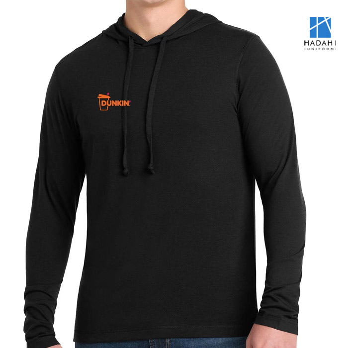 Áo thun đồng phục tay dài có mũ