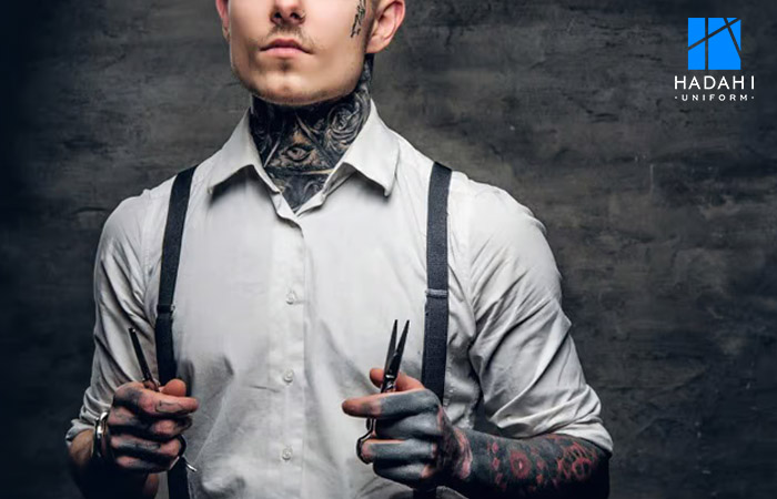 mẫu áo đồng phục barber