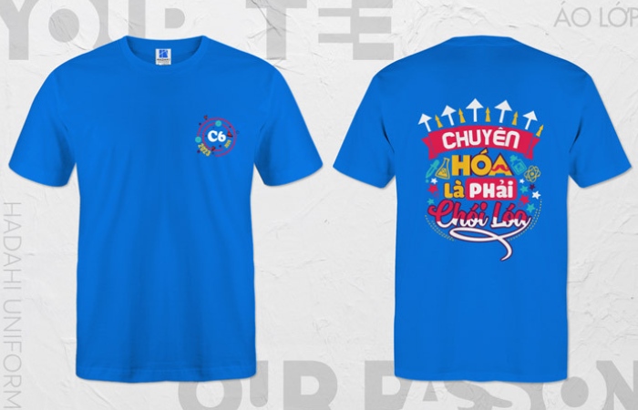 Logo áo lớp chuyên hóa là phải chói lóa