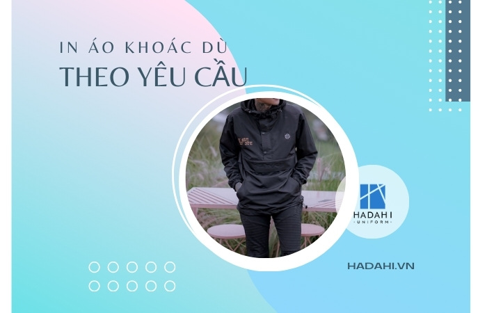 In áo khoác dù theo yêu cầu
