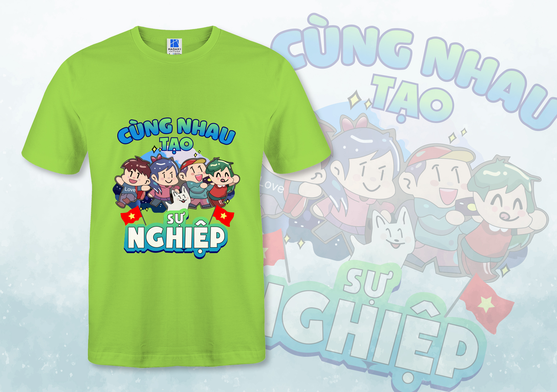 Áo thun cùng nhau tạo sự nghiệp