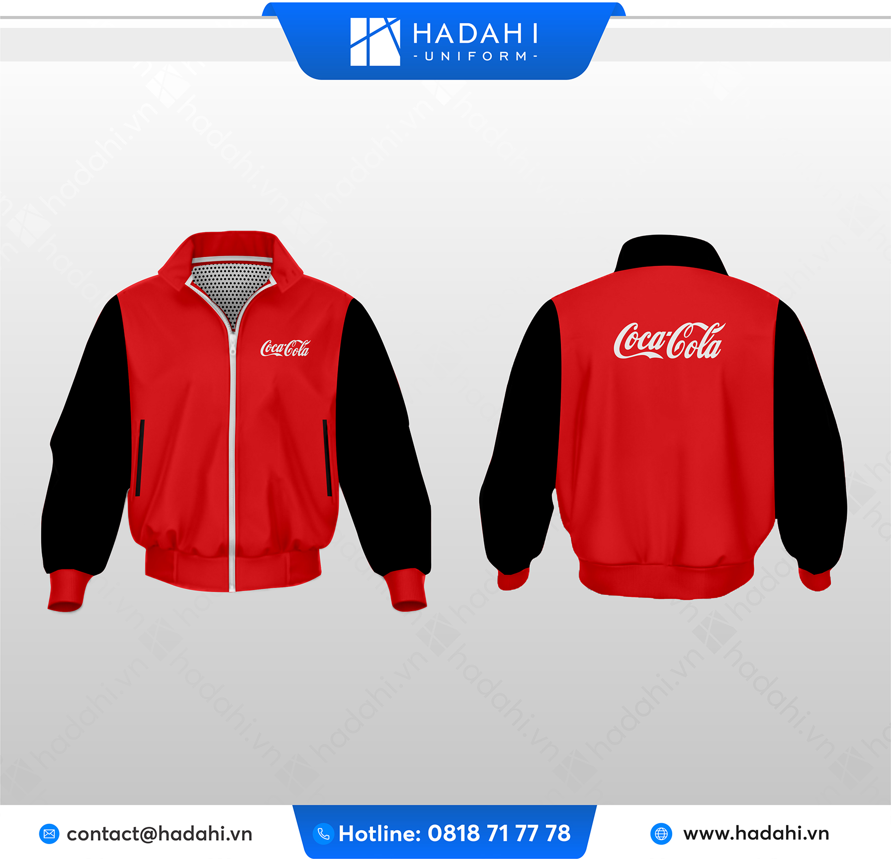 In áo khoác Coca cola 